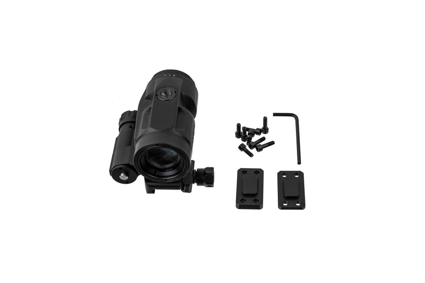 Збільшувач Sig Optics 3Х JULIET3-MICRO 3X22MM, PUSH-BUTTON MOUNT WITH SPACERS, BLACK. Фото 4
