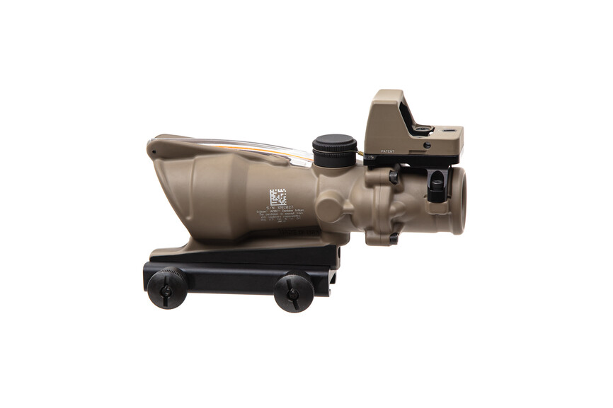 Комплект TRIJICON приціл ACOG 4x32 BAC і приціл коліматорний RMR 3.25 МОА FDE. Фото 3