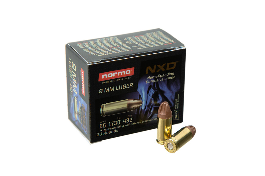 Патрон нарізний Norma Self Defense – 9mm Luger NXD 65 GR