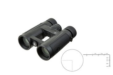 Бінокль з сіткою Leupold BX-T HD 10x42mm Mil-L Roof чорний