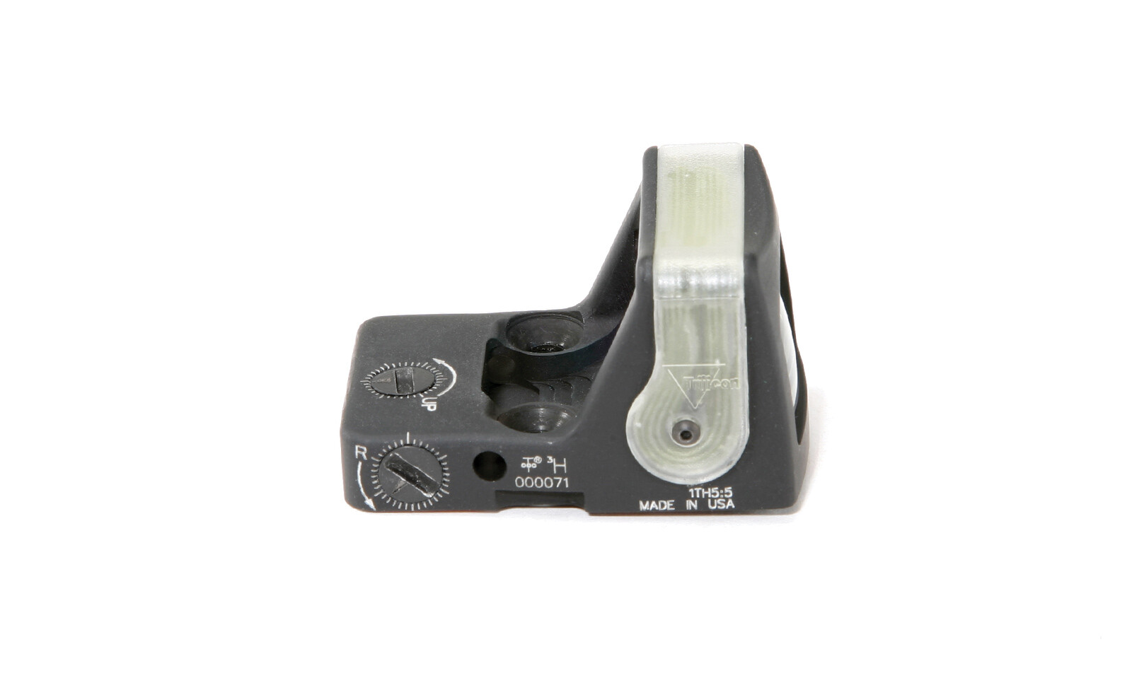 Приціл коліматорний Trijicon RMR® Type 2 Red Dot Sight 12.9 MOA Green Triangle - NS. Фото 3