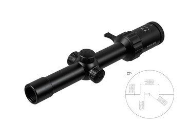Приціл оптичний KAHLES K 18i 1-8x24 (30 mm) SFP illum. IPSC