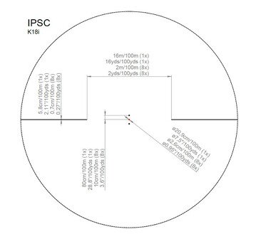 Приціл оптичний KAHLES K 18i 1-8x24 (30 mm) SFP illum. IPSC