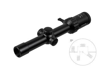 Приціл оптичний KAHLES K 18i 1-8x24 (30 mm) SFP illum. IPSC