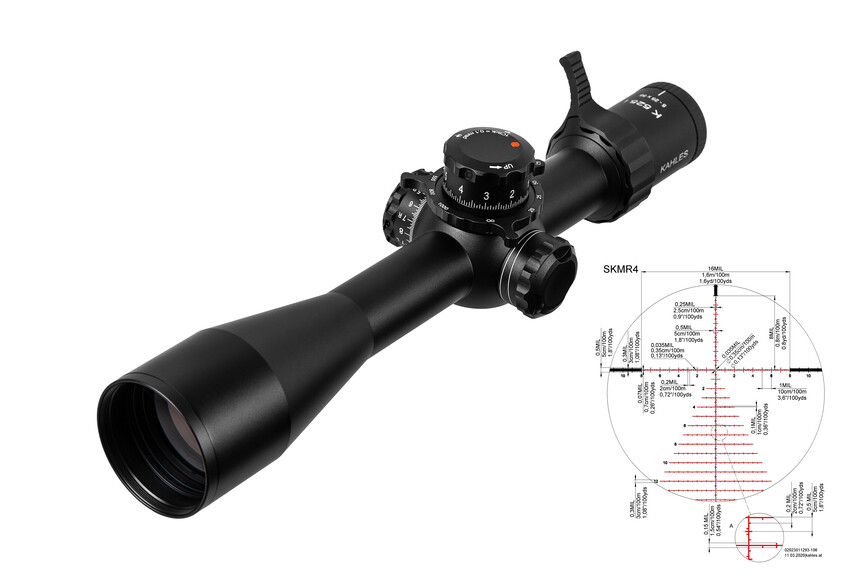 Приціл оптичний KAHLES K 525i DLR CCW 5-25x56 / Skmr4-right