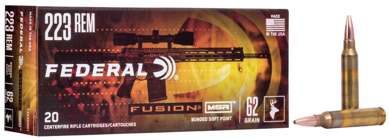 Патрон нарізний Federal Fusion .223 Rem JSP 4 г (62 Gr)