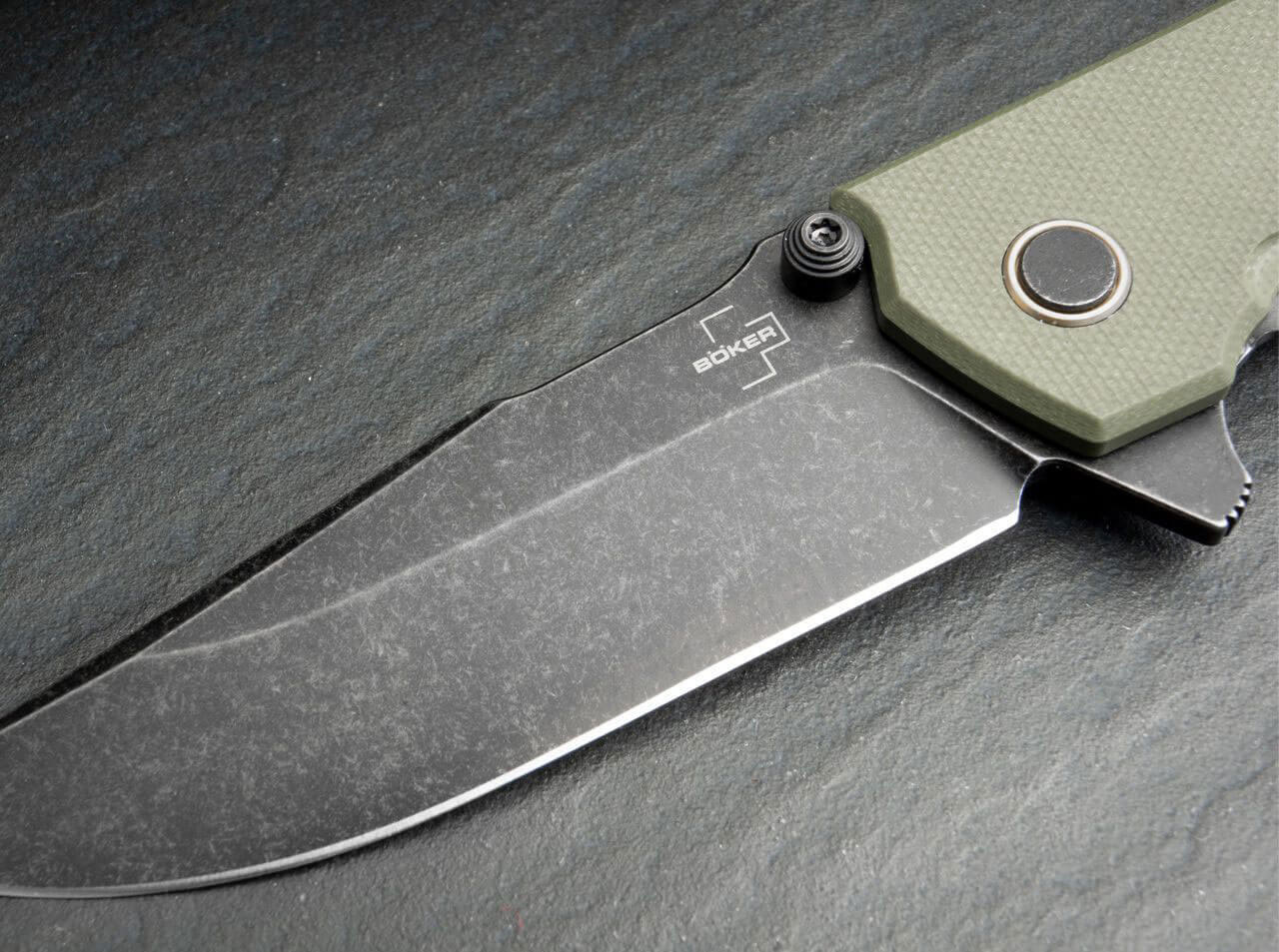 Ніж Boker Plus "Kihon Assisted OD Green". Фото 3