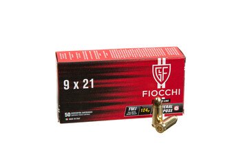 Набої нарізні Fiocchi 9х21 FMJ 124Gr (8 г)