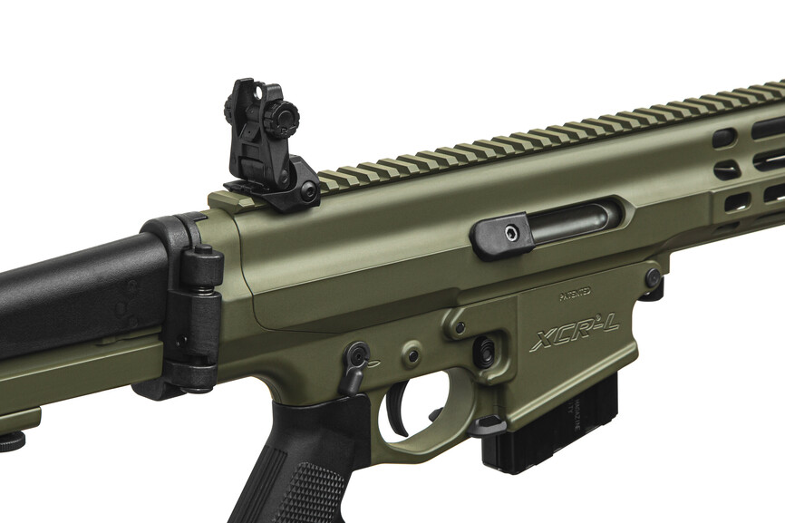 Карабін нарізний Robinson XCR-L 223REM 16" Gas Piston 1:7 Lightweight M-Lok Green. Фото 4