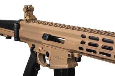 Карабін нарізний Robinson XCR-L 223REM 16" Gas Piston 1:7 Lightweight M-Lok FDE