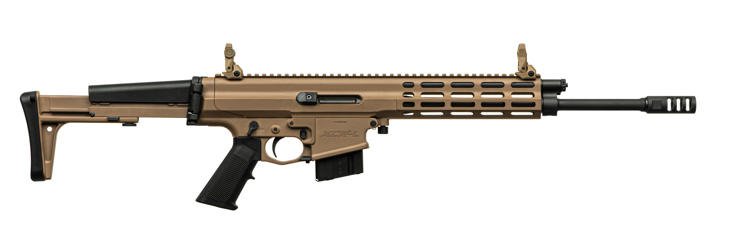 Карабін нарізний Robinson XCR-L 7.62*39 14,7" 1"10 Lightweight M-Lok FDE