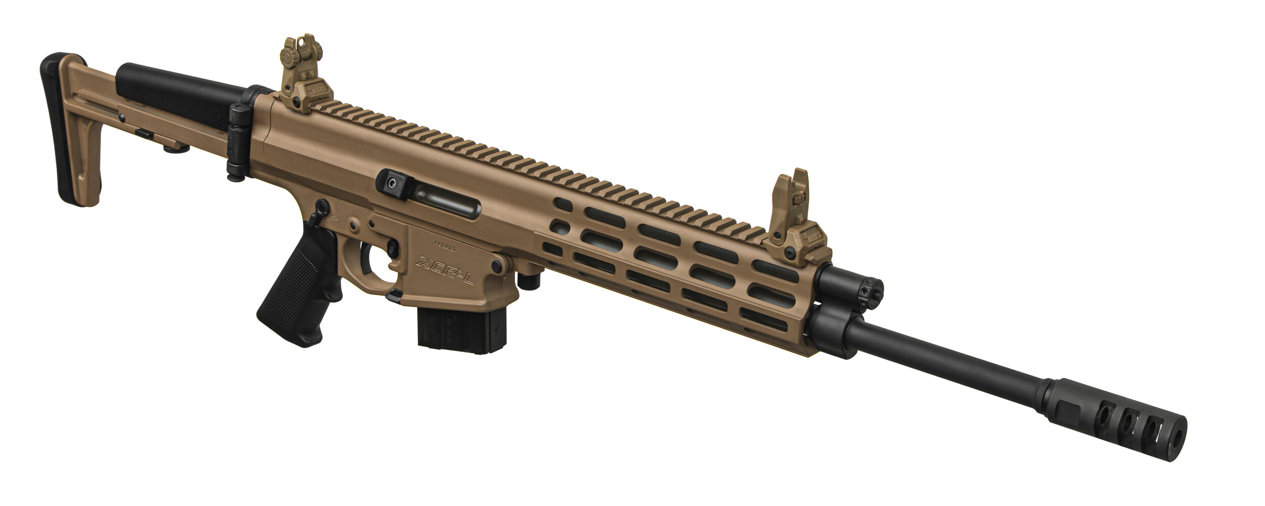 Карабін нарізний Robinson XCR-L 7.62*39 14,7" 1"10 Lightweight M-Lok FDE. Фото 2