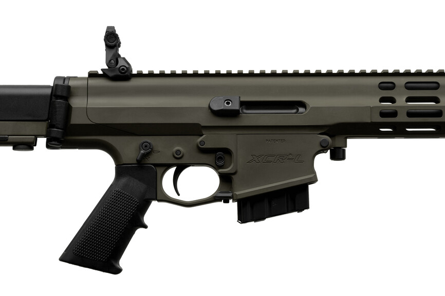 Карабін нарізний Robinson XCR-L 223REM 16" Gas Piston 1:7 Heavy M-Lok Green. Фото 2