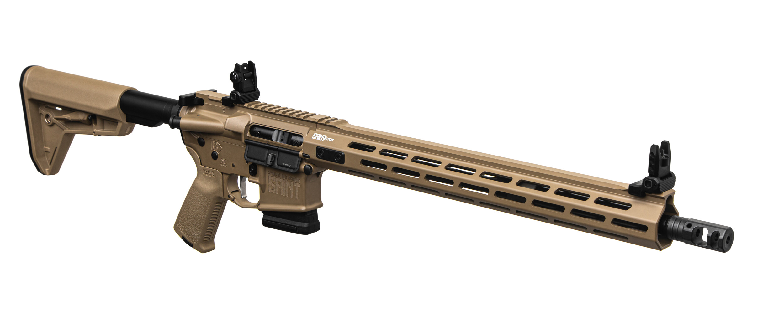 Карабін нарізний Springfield Saint Victor AR-15 FDE Low Cap 16'' 223 REM. Фото 2