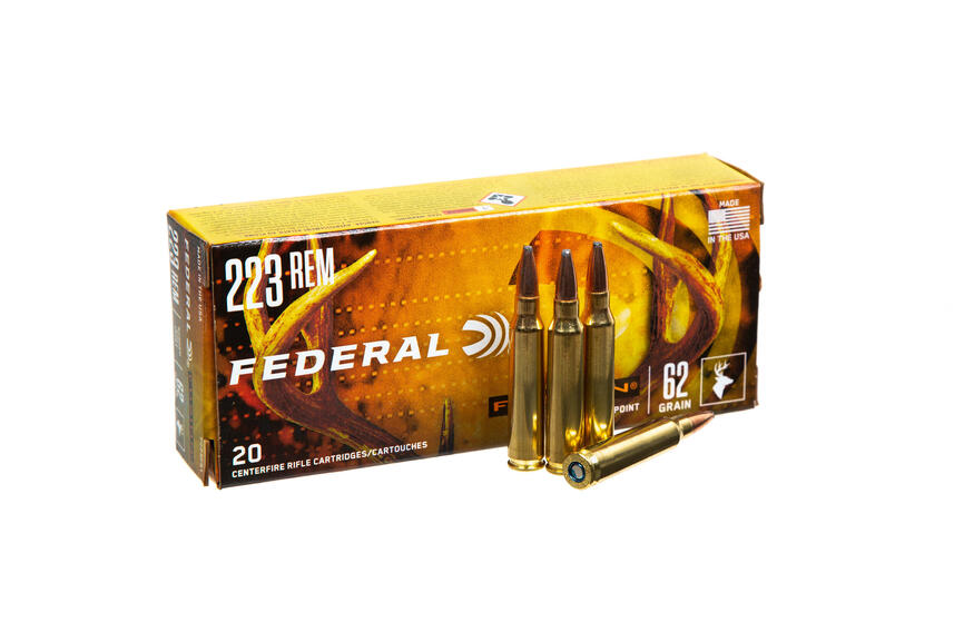 Набій нарізний Federal Fusion, .223 Rem, JSP, 62 Gr (4 г), 838 м/с