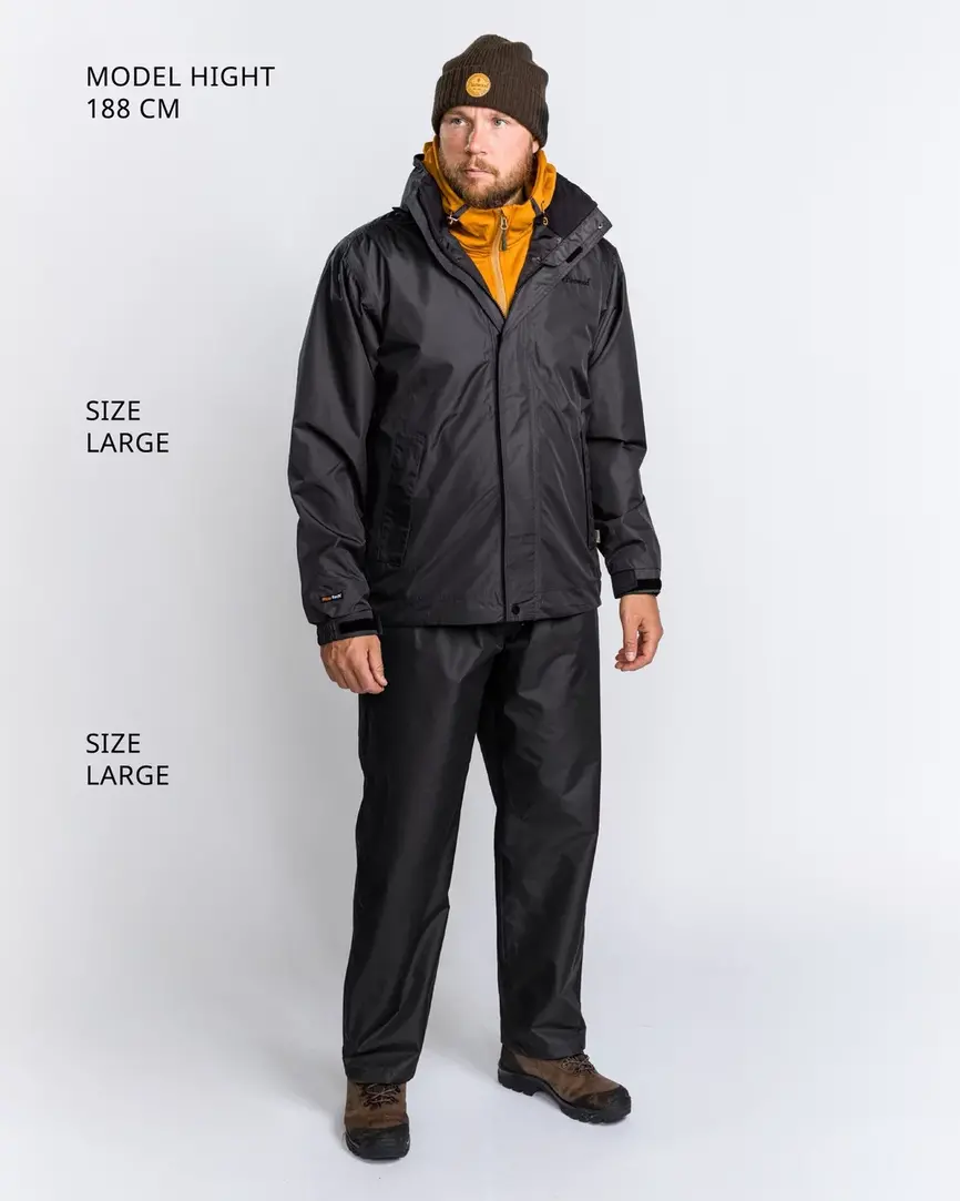Костюм Pinewood Tornado Extreme RAIN SET Black. Фото 4