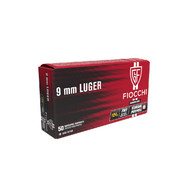 Патрони нарізні Fiocchi 9х19 Luger FMJ 124Gr (8.04 г)