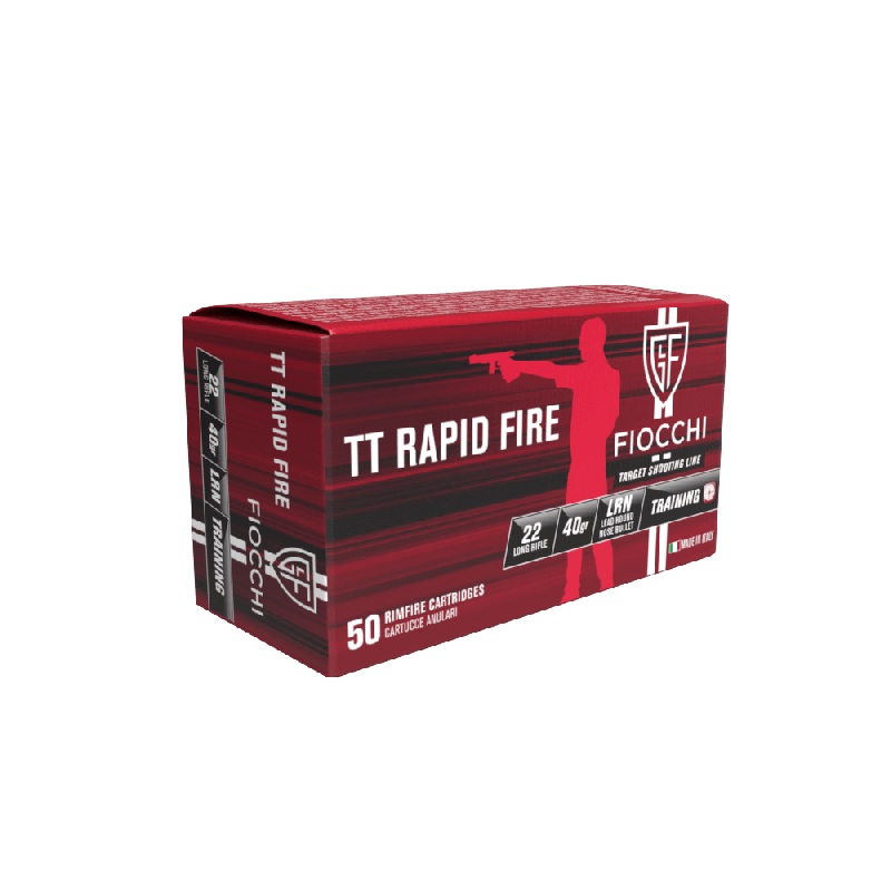 Патрон нарізний Fiocchi TT Rapid Fire 22LR, LRN 40GR (2,59 г), 280 м/с. Фото 2