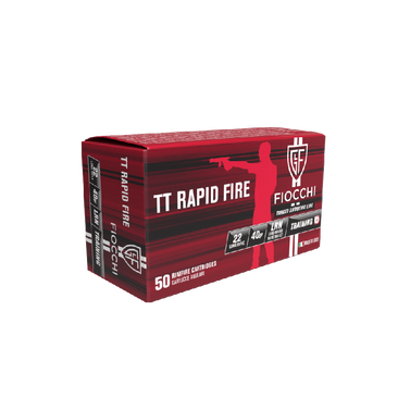 Патрон нарізний Fiocchi TT Rapid Fire 22LR, LRN 40GR (2,59 г), 280 м/с