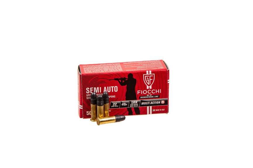 Патрон нарізний Fiocchi Semi Auto 22LR, LRN 40GR (2,59 г), 380 м/с. Фото 4