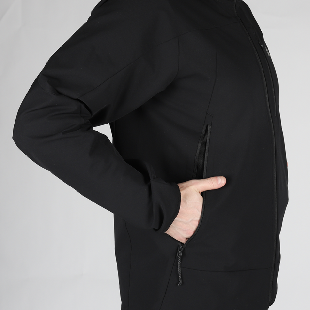 Куртка Alaska Chaser Ms Stretch Jacket, Black. Фото 4