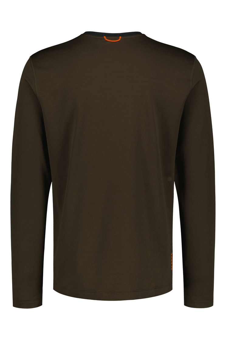 Футболка Alaska CoolDry Ms LS T-Shirt, Brown. Фото 2