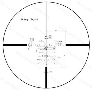 Приціл оптичний Vector Optics Paragon 3-15x44 (25,4 мм) illum. SFP Zero-Stop