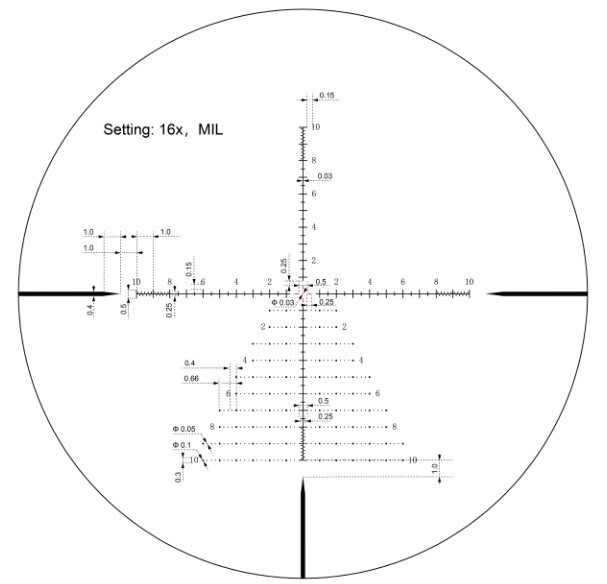Приціл оптичний Vector Optics Taurus 2-16x50 (30 мм) illum. SFP HD. Фото 2