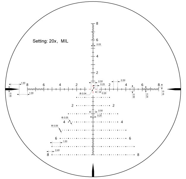 Приціл оптичний Vector Optics Taurus 3-24x56 (34 мм) illum. SFP ED. Фото 2