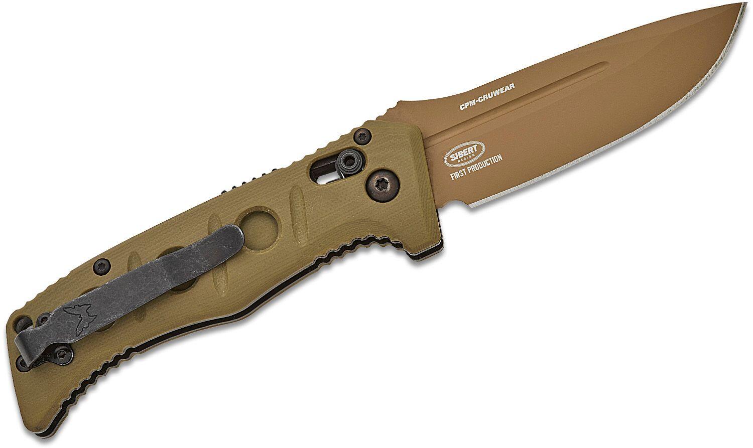 Ніж Benchmade "Sibert Mini Auto Adamas", олива. Фото 2
