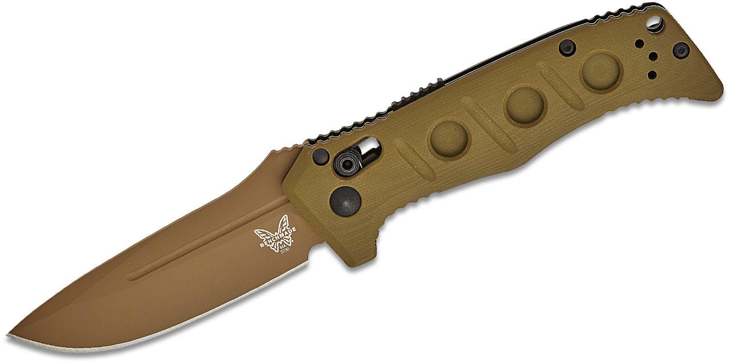 Ніж Benchmade "Sibert Mini Auto Adamas", олива