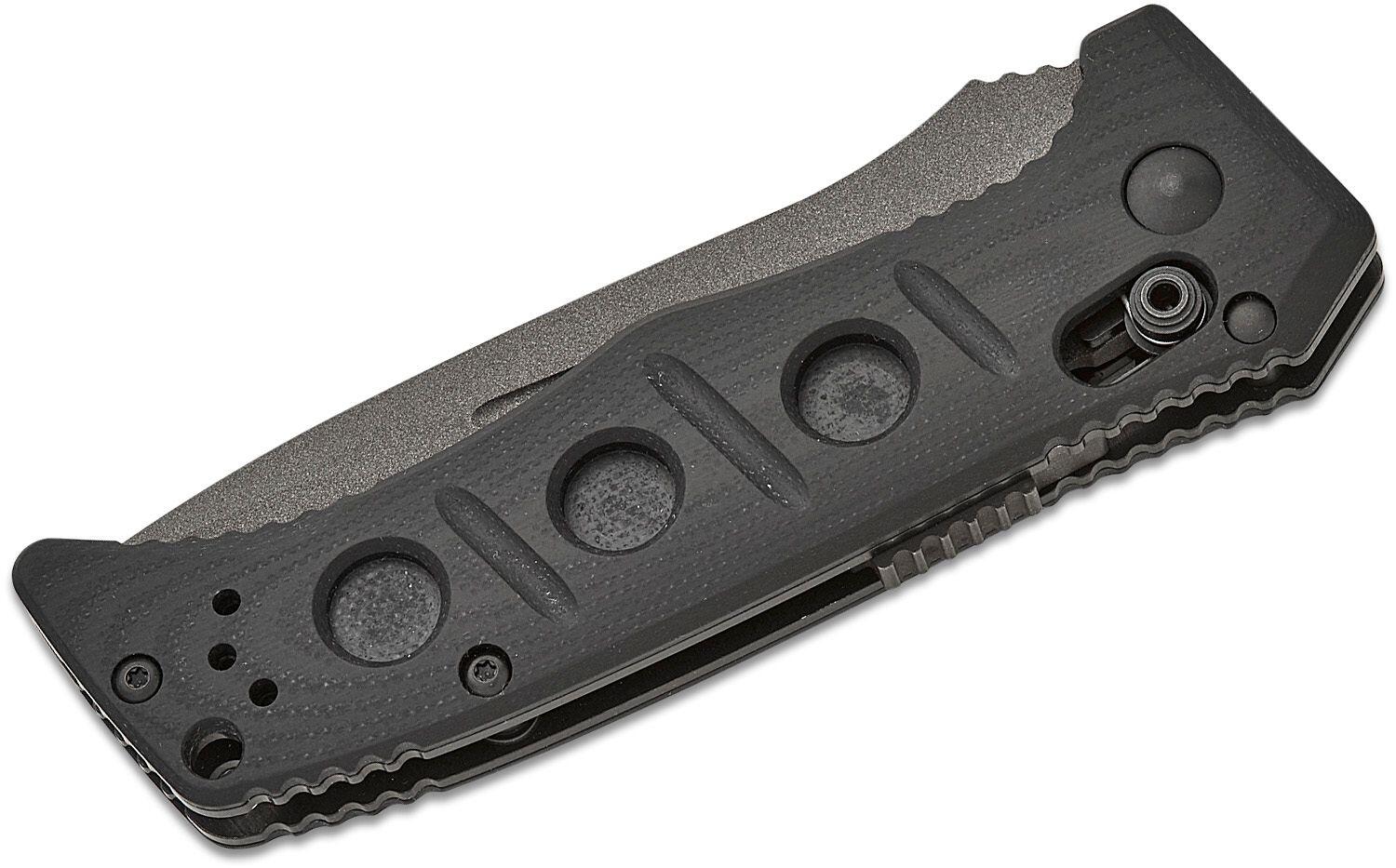 Ніж Benchmade "Sibert Mini Auto Adamas", чорний. Фото 3