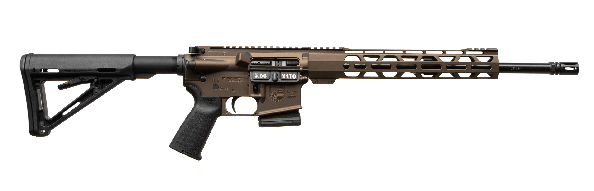 DB1717K071/1 Карабін нарізний Diamondback DB15 BRONZE кал.223/5.56 16" M-LOK