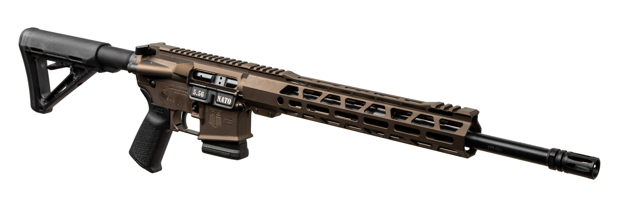 DB1717K071/1 Карабін нарізний Diamondback DB15 BRONZE кал.223/5.56 16" M-LOK. Фото 3