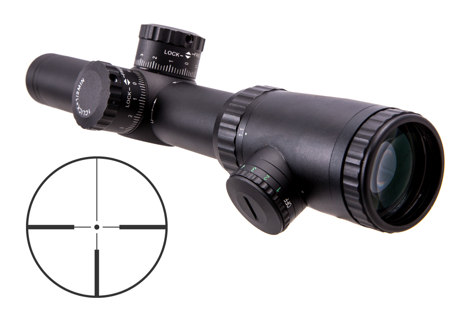 Приціл оптичний NcStar Evolution Series 1.1 - 4x24