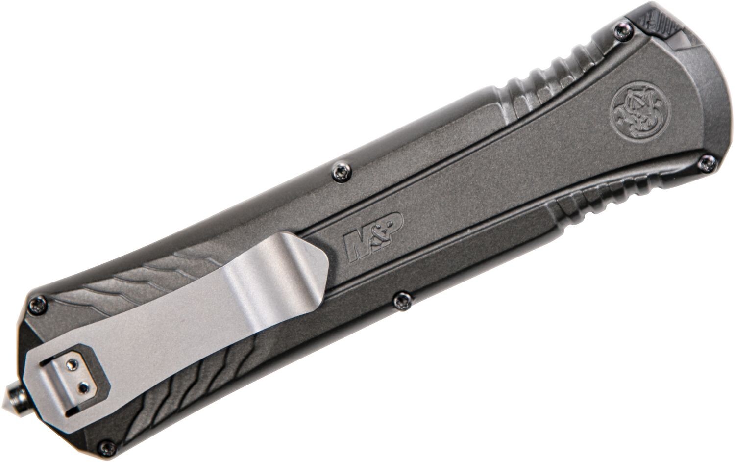 Ніж Smith&Wesson M&P OTF Spear Point Grey. Фото 2