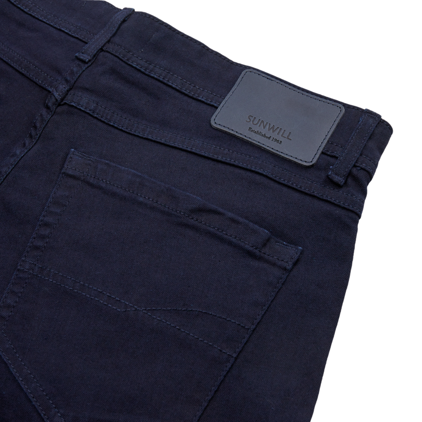 Штани SUNWILL Super Stretch Jeans in Fitted Fit 405 Navy. Фото 4