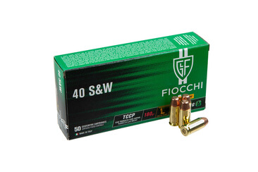 Патрони нарізні Fiocchi 40 S&W LL TCCP FMJ 180 Gr (11.7 г) 50 шт.