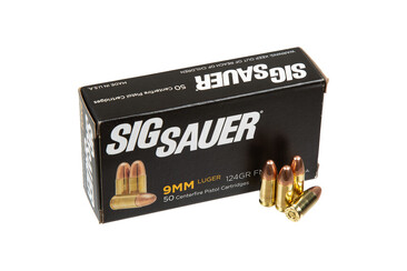 Патрон нарізний Sig Sauer 9х19 Luger Elite Ball FMJ 124Gr (8,07 г)