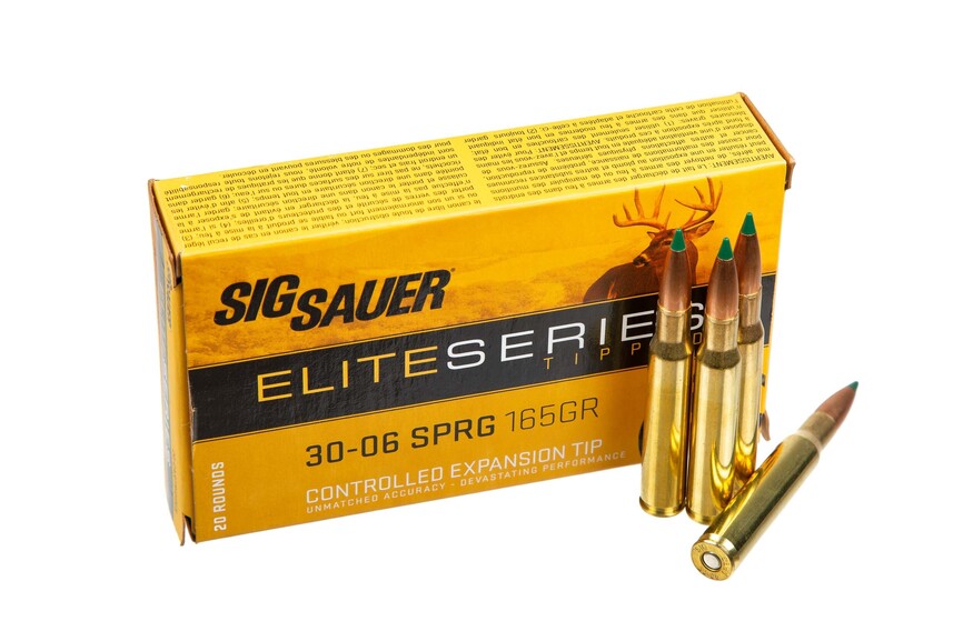 Патрон нарізний Sig Sauer 30-06 SPRG Elite Series Tipped 165Gr (10,69 г)
