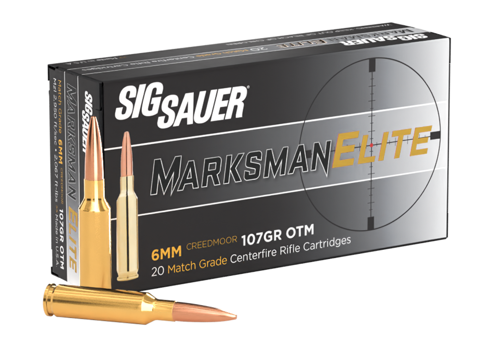Патрон нарізний Sig Sauer 6MM Creedmoor Elite Match Grade OTM 107Gr (6,93 г)