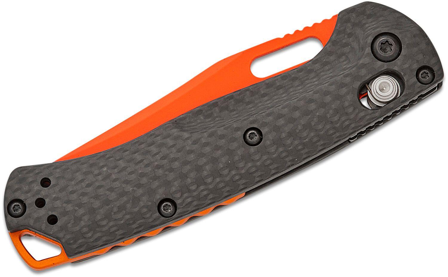 Ніж Benchmade "Mini Taggedout", orange, CF. Фото 3