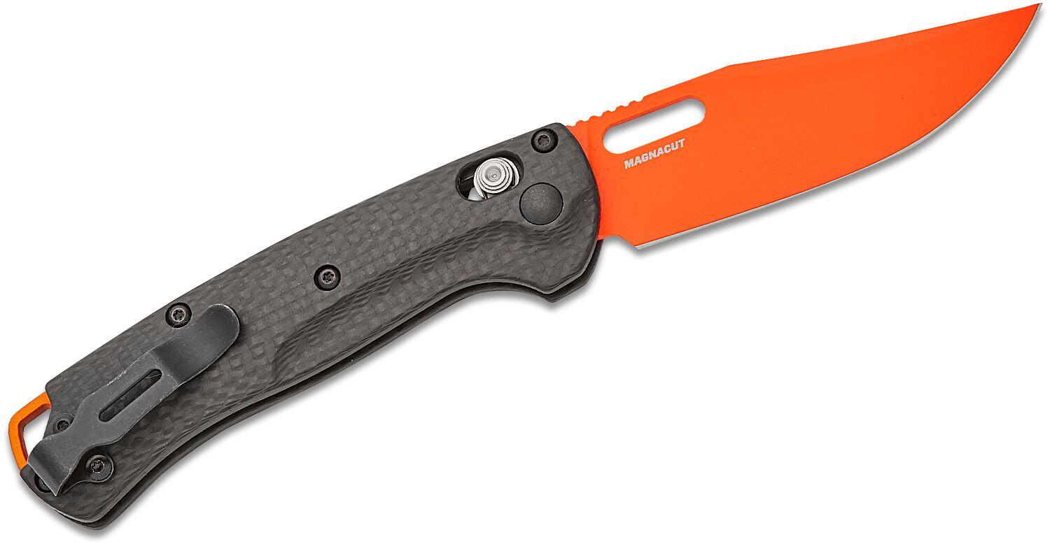 Ніж Benchmade "Mini Taggedout", orange, CF. Фото 2