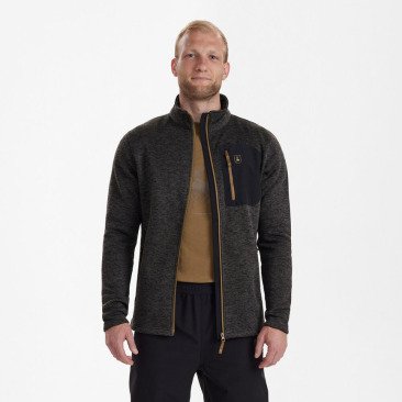 Куртка Deerhunter Sarek Knitted Jacket 957 Dark Grey Melange