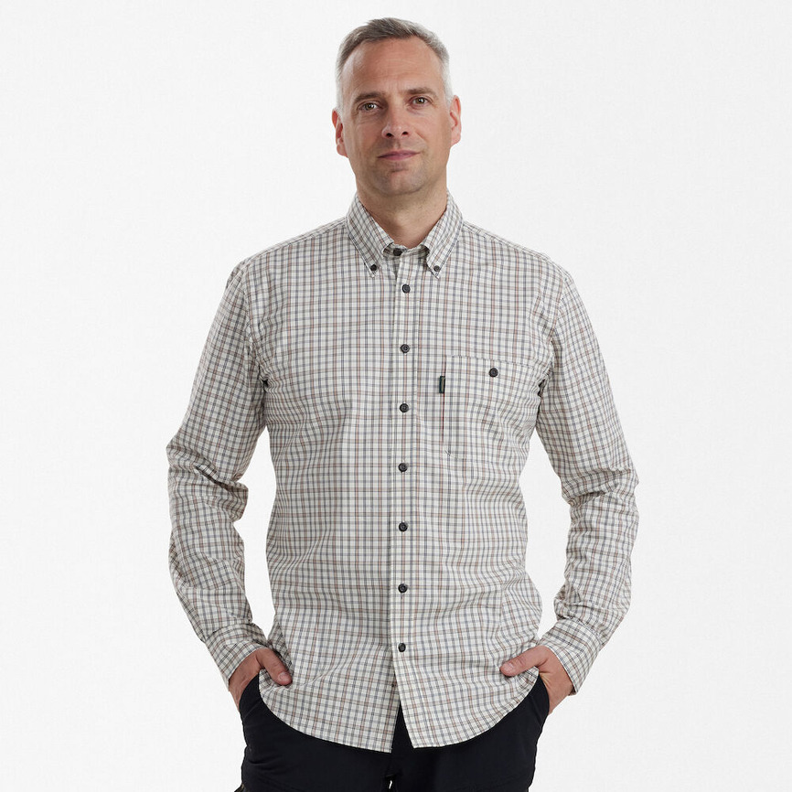 Сорочка Deerhunter Henry Shirt 38992 Green Check. Фото 2
