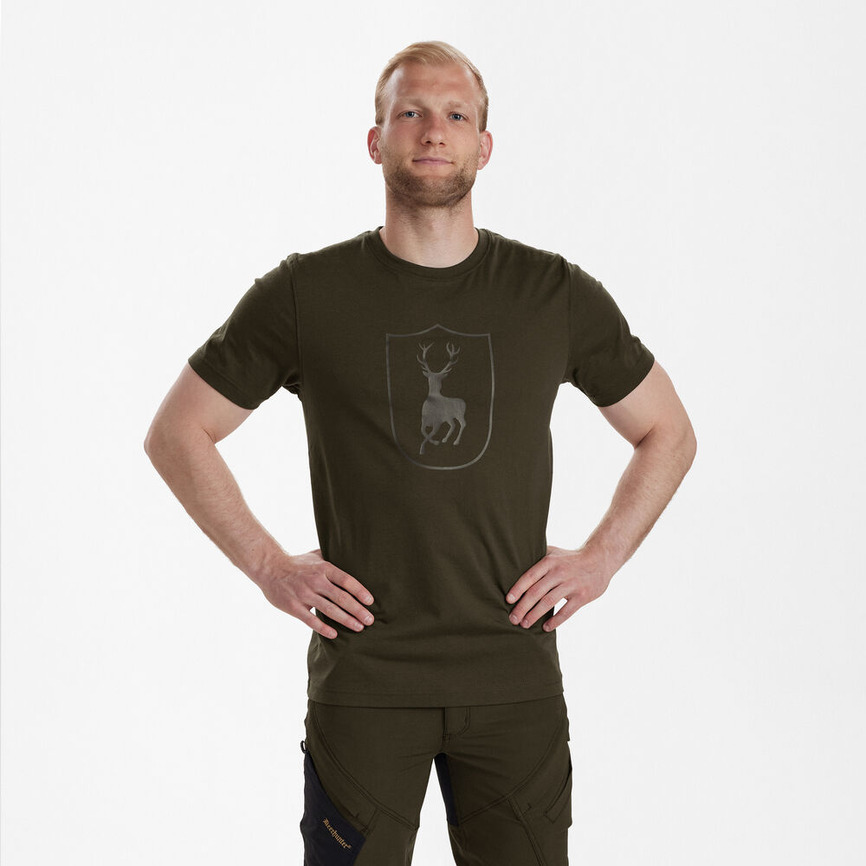 Футболка Deerhunter Logo T-shirt 381 Fallen Leaf. Фото 3