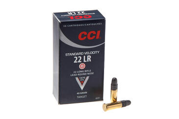 Патрон нарізний CCI 22LR STD VELOCITY AMMO, LRN 40GR (2,59 г)