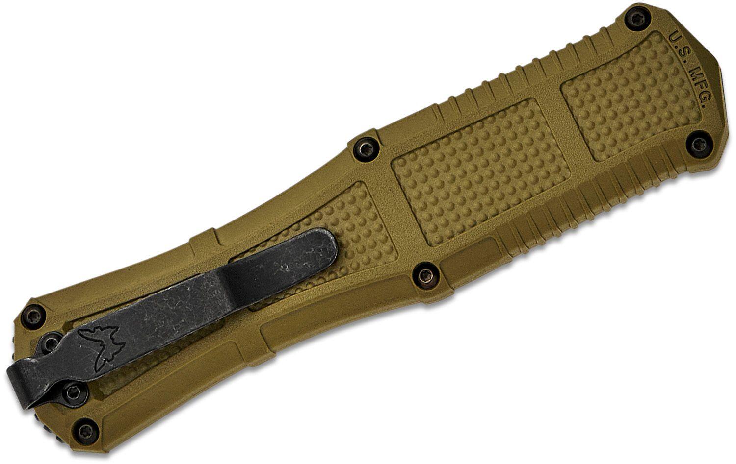 Ніж Benchmade "Claymore" OTF Auto, зелений. Фото 4
