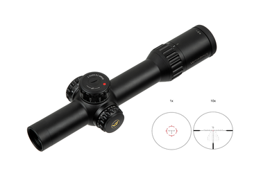 Приціл оптичний Vector Optics Continental X10 1-10x28 (34 мм) ED FFP illum. VET-RAR 2