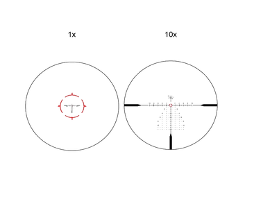 Приціл оптичний Vector Optics Continental X10 1-10x28 (34 мм) ED FFP illum. VET-RAR 2